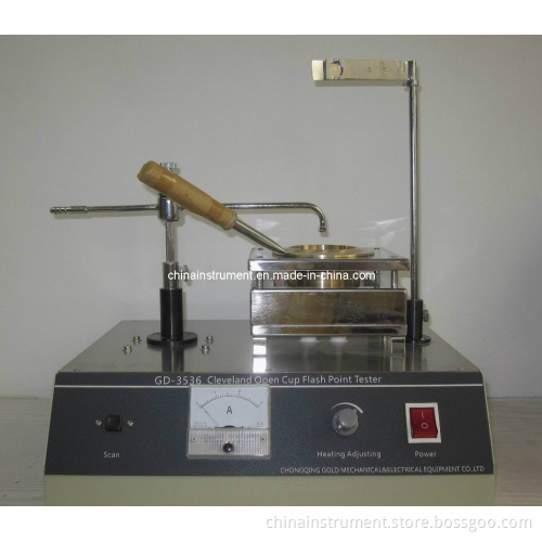 ASTM D3143 Liquid Asphalt Flash Point Tester / Tag Open Cup Method Flash Point Tester